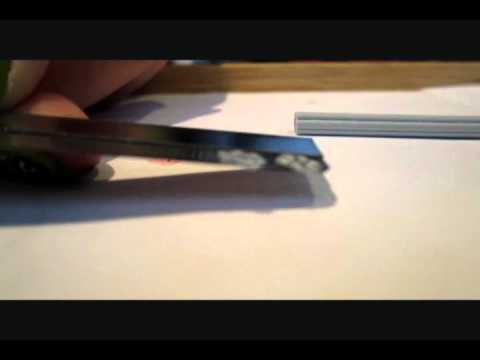 Cutting Fimo Canes - Nail Art