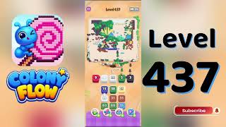 Colony Flow Level 437 Walkthrough | Full Gameplay | Solutionguruji