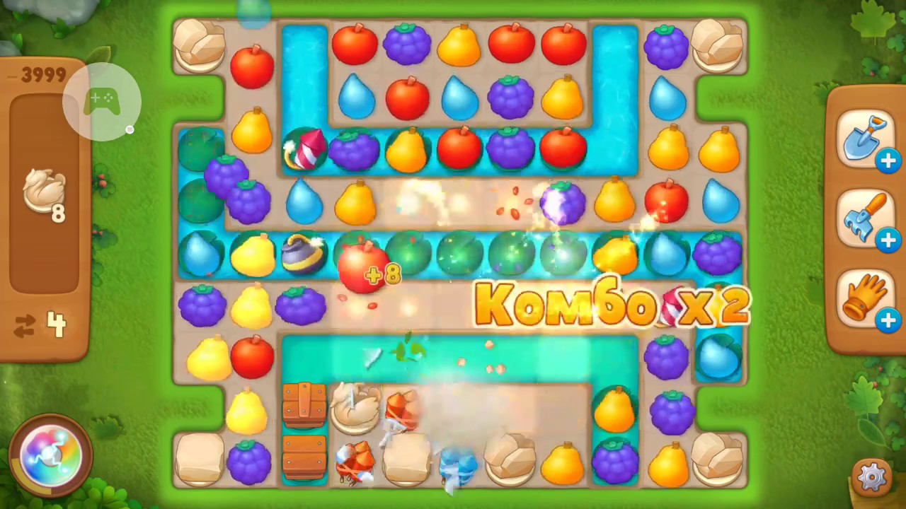 Gardenscapes level 3999 YouTube