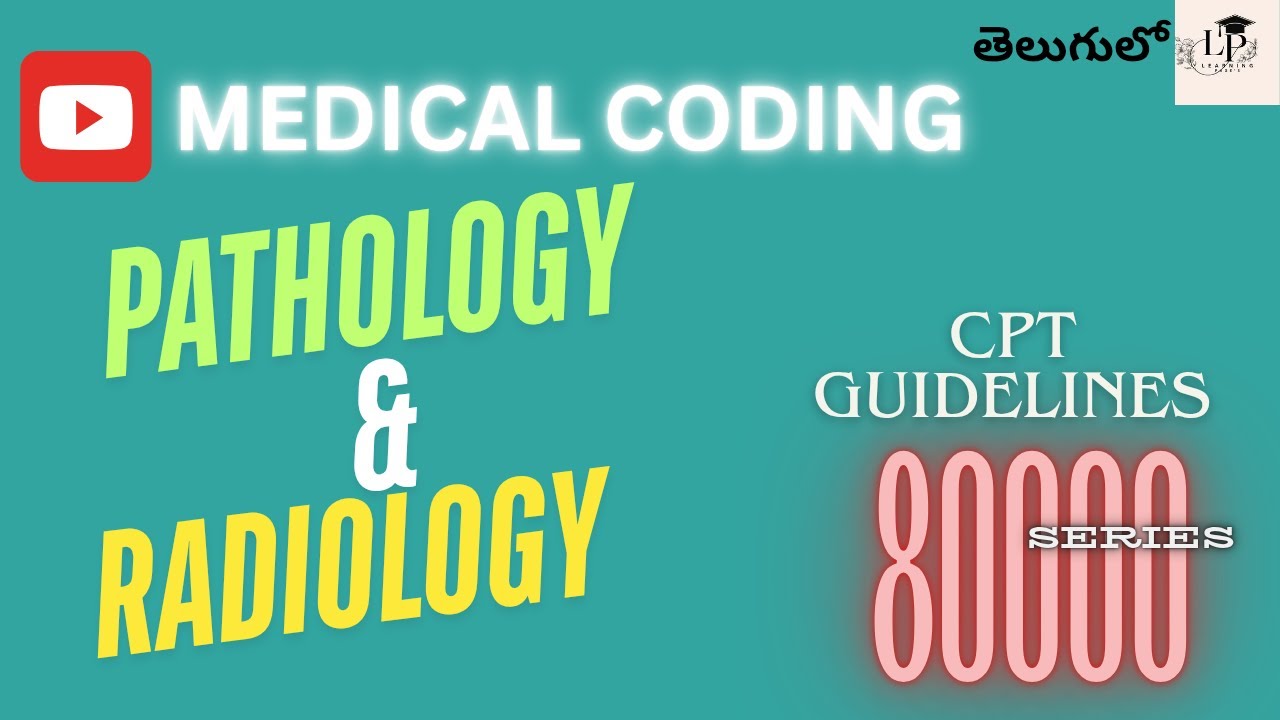 Pathology & Radiology CPT Guidelines | CPT Guidelines 80000 Series | Medical Coding 2025