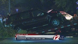 4 injured in 3-vehicle crash in Warwick