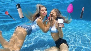 Funniest Underwater Makeup Challenge!