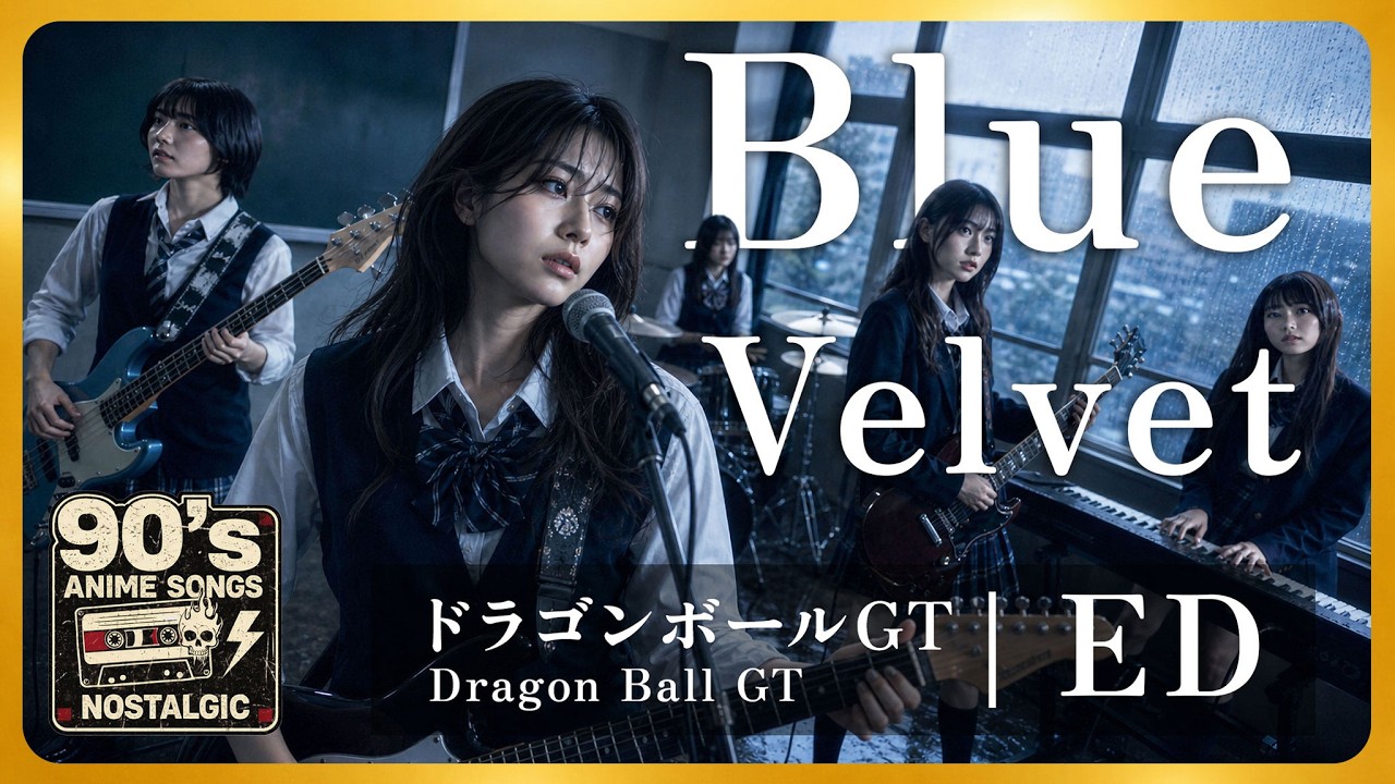 Dragon Ball GT Ending 3 - Blue Velvet | 90s Anime Nostalgia + Eng