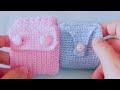 #كروشيه حافظة نقود بشكل ساعة يد crochet Coin purse easily