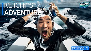 Rowing the Atlantic alone, washing my hair [Keiichi Rowboat Atlantic Crossing Challenge Episode 11]