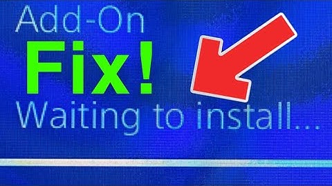 PS4 "Waiting to Install" How to Fix!