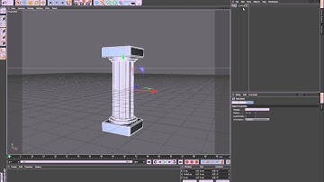 Cinema 4D modelling Greek Pillar