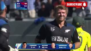 🔥 Thrilling Cinematic Experience: Watch the Epic CWC 2015 Thriller - AUS vs NZ Highlights 🏆 screenshot 2
