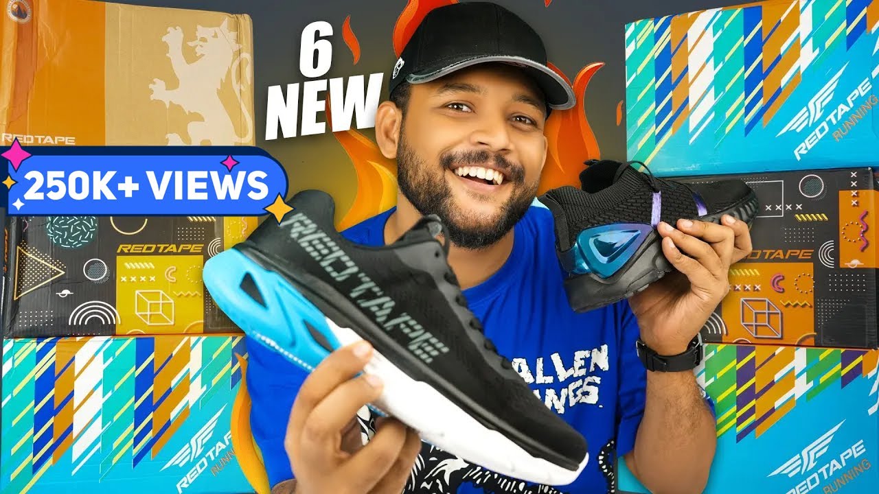6 New Redtape Shoes/Sneakers For Men 🔥 Amazon Shoes Haul Review 2023 ...