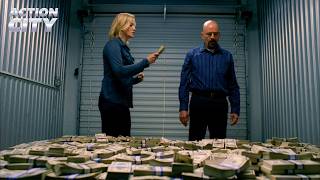 Walt Sees His Millions in Cash Stashed Away | Breaking Bad (Bryan Cranston, Anna Gunn)
