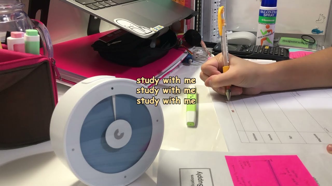 study with me: getting myself together