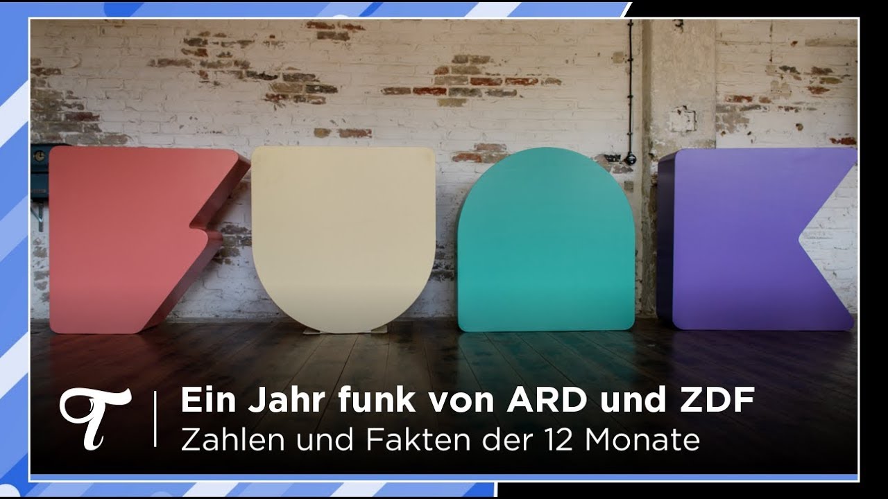 Ein Jahr funk von ARD und  ZDF: Fakten und Zahlen der 12 Monate