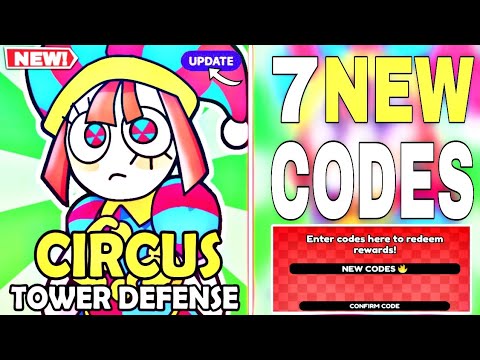 Roblox Circus Tower Defense Codes (December 2023)