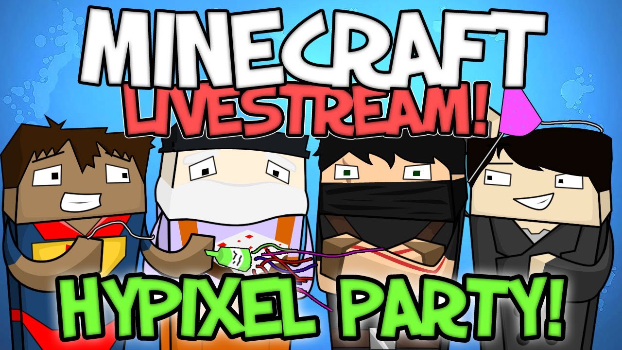 HYPIXEL GAMES & PARTY LIVESTREAM! YouTube