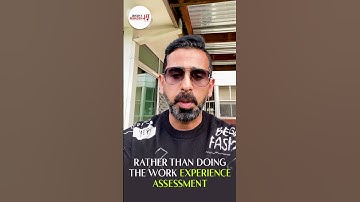 Do you know that Work Experience isn