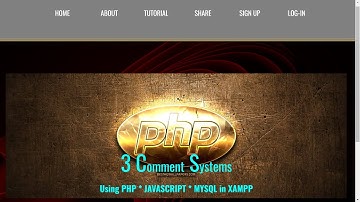 PHP Comment System  (Part 2/2) | 3 Types | Mobile Devices Screen Mode