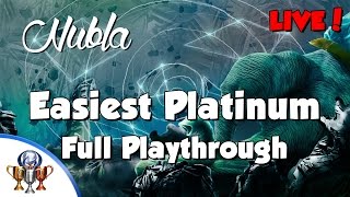 Nubla - Easiest Platinum - Full Platinum Trophy Playthrough Livestream & Collectible Guide