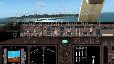 FSX takeoff and landing tutorial.