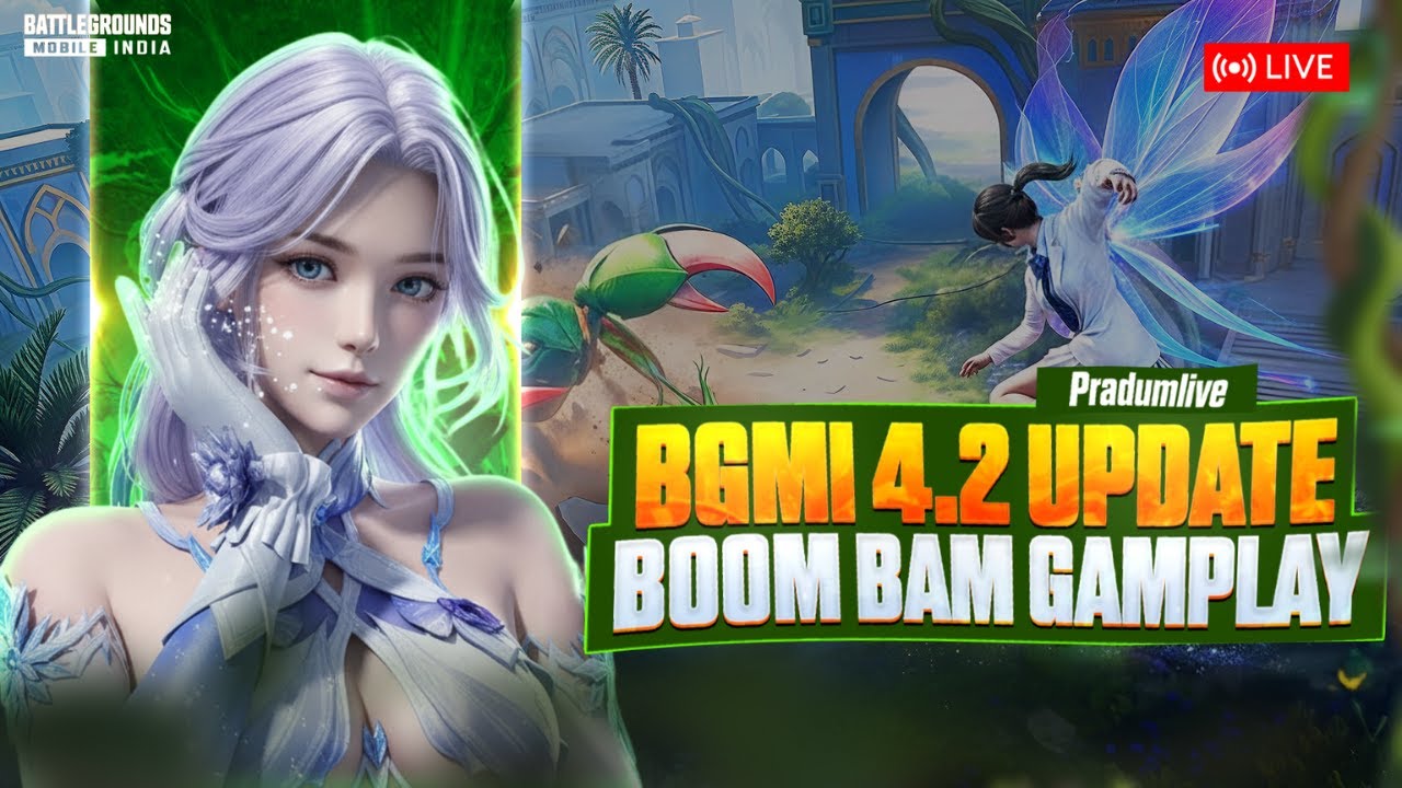 BGMI 4.2 UPDATE LIVE 😍 | NEW UPDATE IS HERE | ROAD TO 4K SUBS 