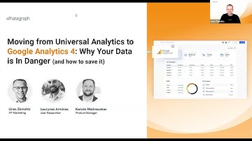 Moving from Universal Analytics to Google Analytics 4 - Why Your Data is In Danger