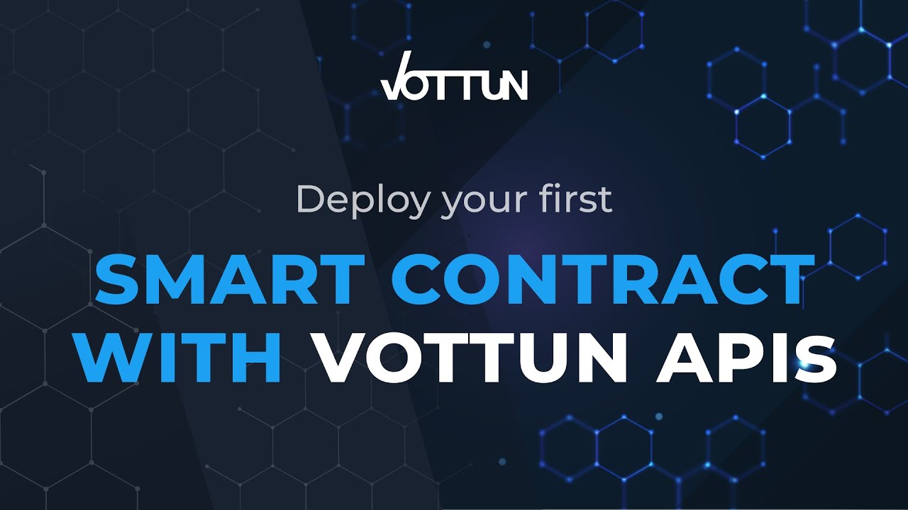 🔵 How to create a Smart Contract | Deploy using Vottun APIs - YouTube