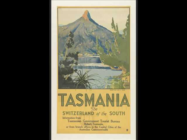 Tasmanian travel posters: 1920s - 1950s - YouTube