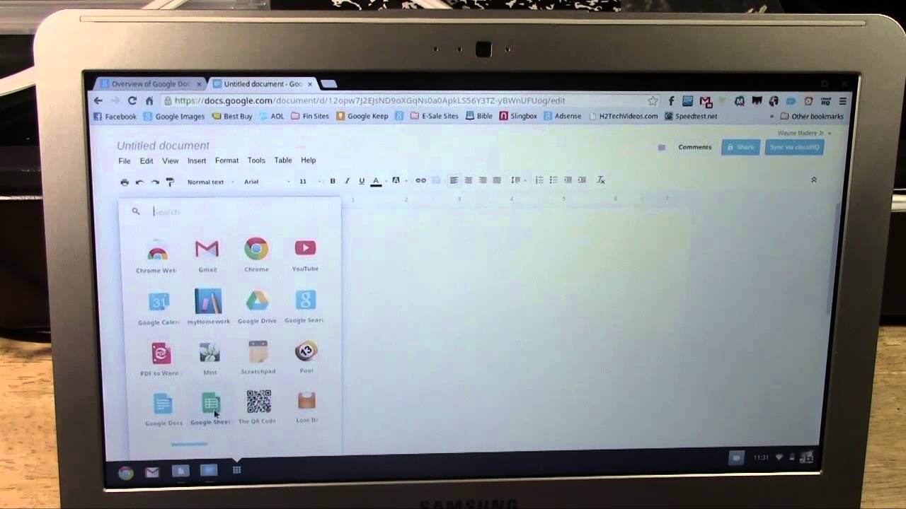 Microsoft Office on the Chromebook​​​ | H2TechVideos​​​ - YouTube