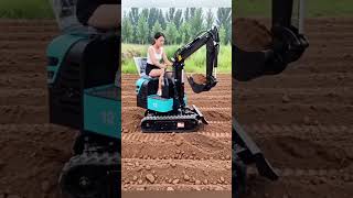 The mini excavator has excellent work efficiency. #digger #excavator