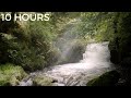 Forest Waterfall Sounds for Relaxing | White Noise Nature Sounds for Stress Relief, Tinnitus & Study