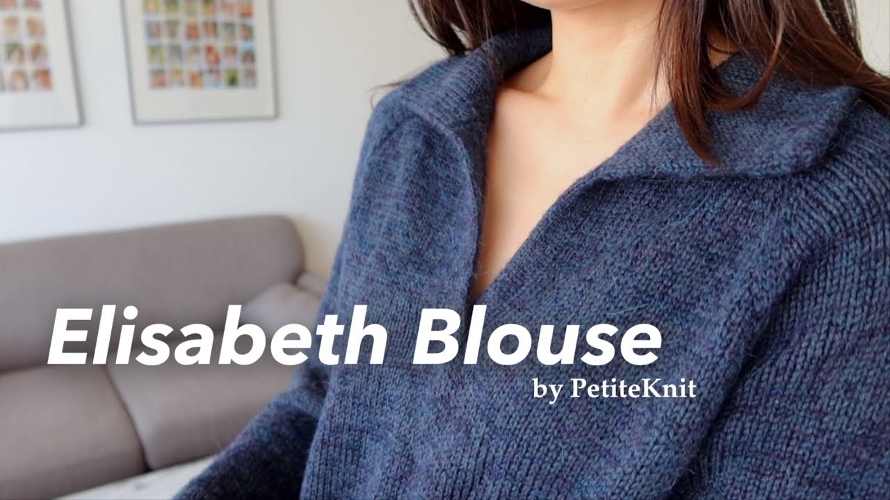 뜨개로 만든 카라스웨터💙 엘리자벳 블라우스 | Albertine+Alpaca1 | 뜨개기록