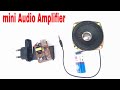 Simple clear sound audio amplifier| using mobile charger Simple Electronic