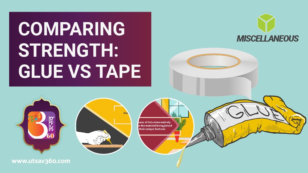 Do You Know Which One Is The Best Glue or Tape? Utsav 360 YouTube