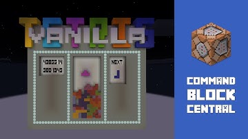 Minecraft Tetris - NO MODS! - Command Blocks Only
