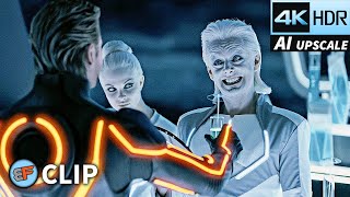 Clu Gets the Disc From Zuse | Tron Legacy (2010) IMAX 4K HDR Movie Clip