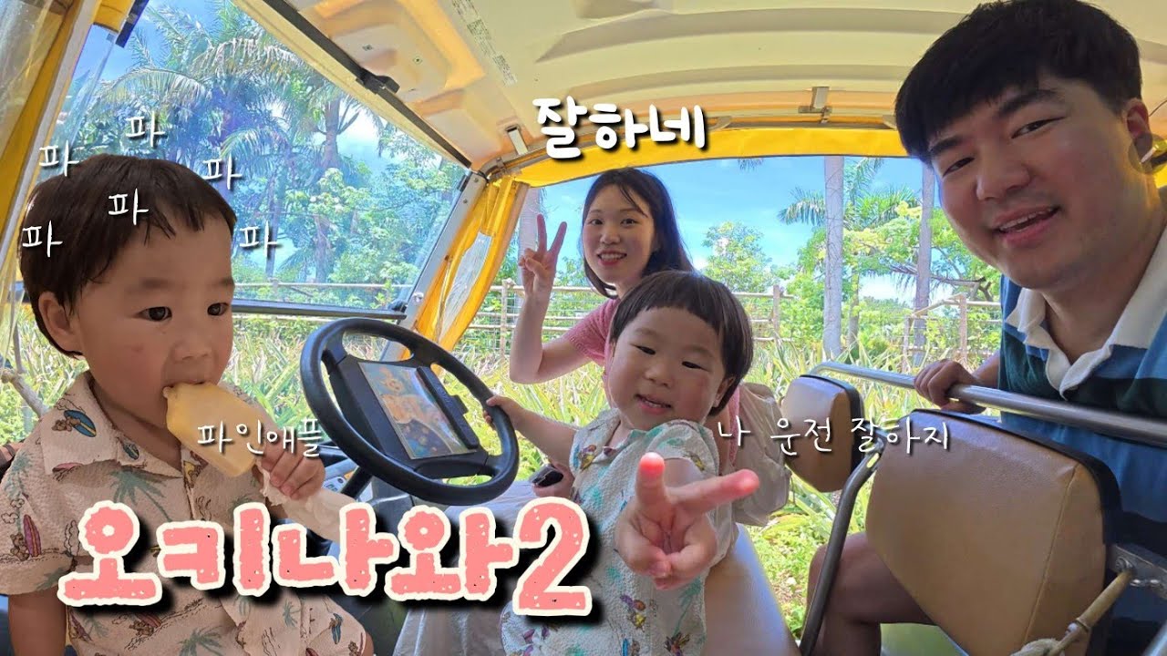 오키나와 - 2, 37개월아기랑 해외여행, 츄라우미수족관, 파인애플파크, 오리온모토부리조트