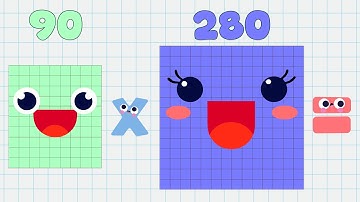 Numberblocks | Multiply 2 Big Numbers Part 14 | Multiply Two Giant Numbers | Math Skill Big Numbers