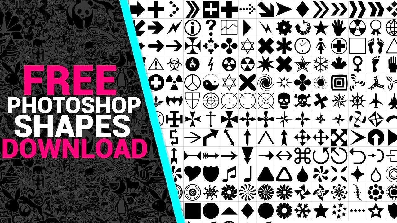 custom shapes photoshop download free