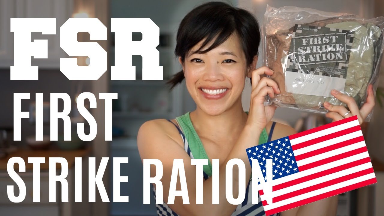 FIRST STRIKE RATION Menu 6 | FSR Military Ration Taste Test | emmymade