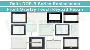 Delta DOP-B Keypad Touch Panel Overlay Replacement