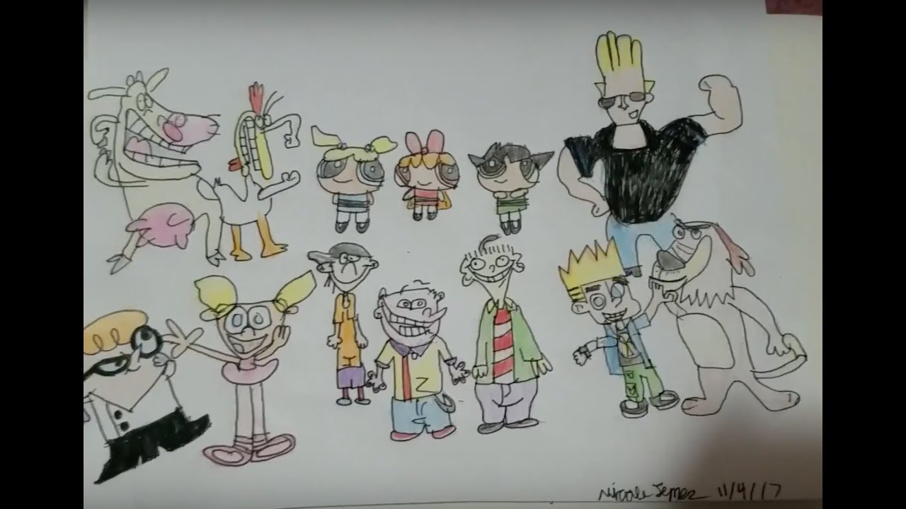 Cartoon Network, Characters, Cartoons, 90s, Drawing 90s Cartoon Network...