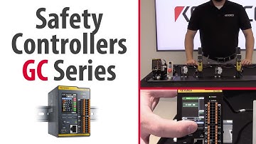 KEYENCE GC Series Safety Controllers w/ GS Series Safety Door Interlocks