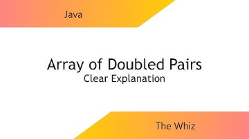 Array of Doubled Pairs