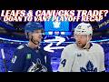 NHL Trade Rumours - Huge Leafs &amp; Canucks Trade? Kraken, Caps, VAN  to Speak with Shane Doan