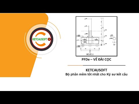 Video Vẽ Đài cọc - Lấy thông tin từ mặt bằng móng - youtube