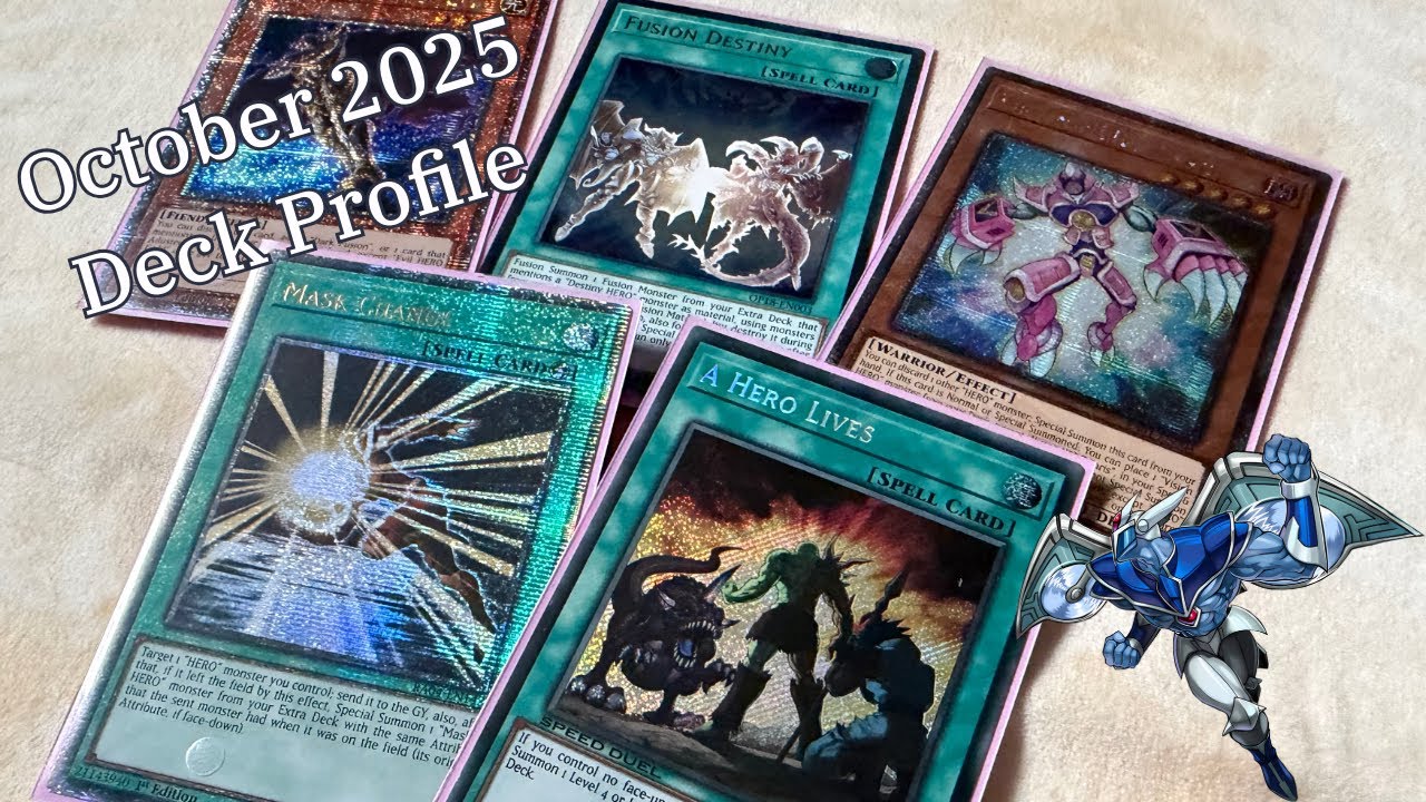 Профиль колоды HERO Yu-Gi-Oh TCG! за октябрь 2025 г.