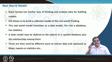 Lec06: Real World to Digital World Through GIS #CH27SP #swayamprabha