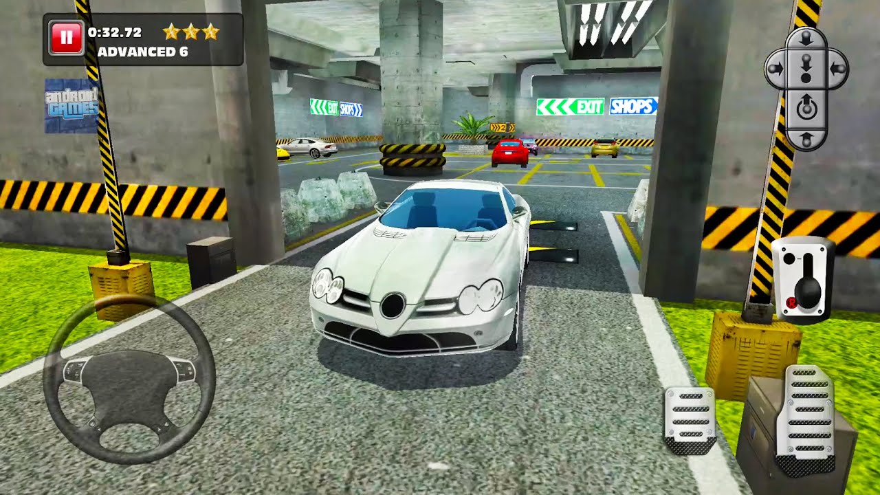 Cars Drive In Multi Level Mall Parking - Driving Around Parked Cars - Android Gameplay