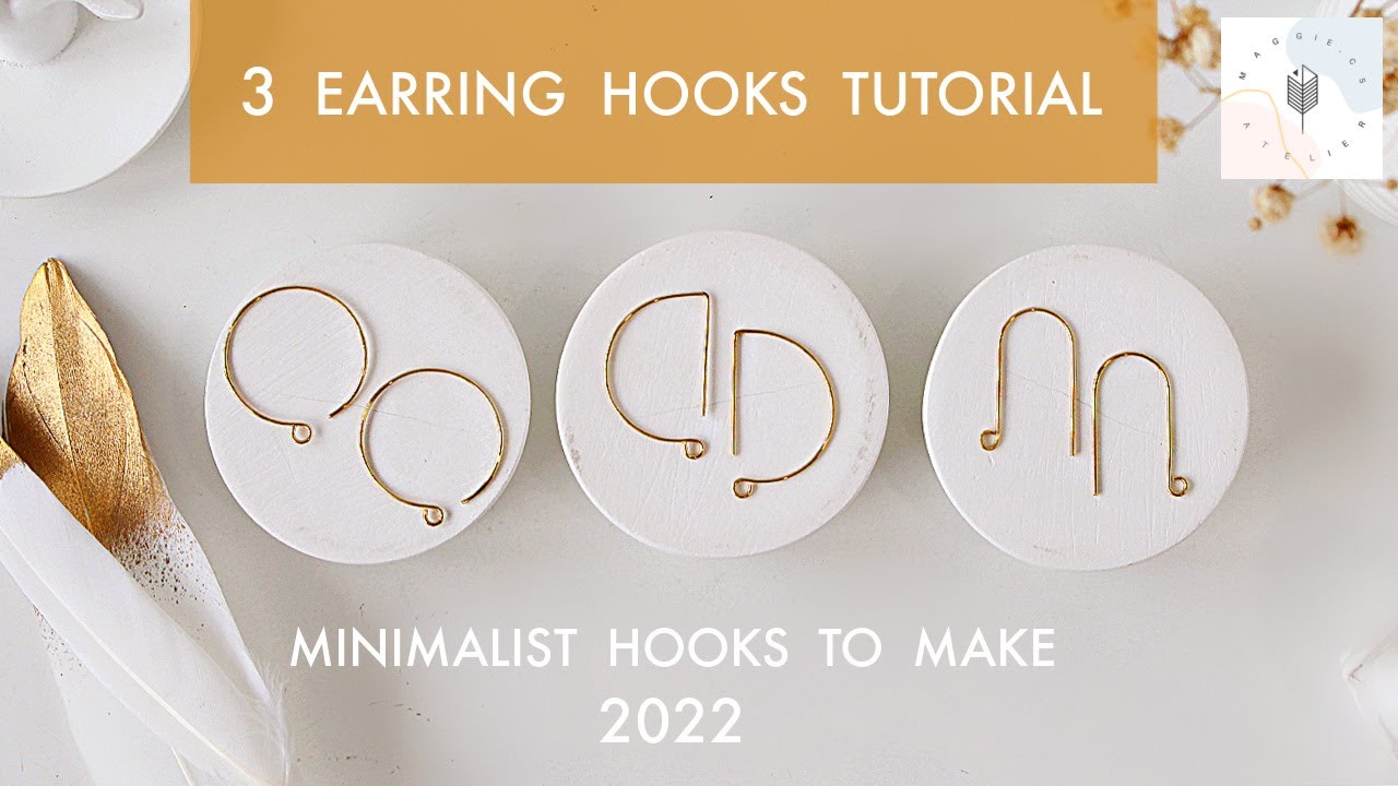 Shephard hook earring wires - mini tutorial 