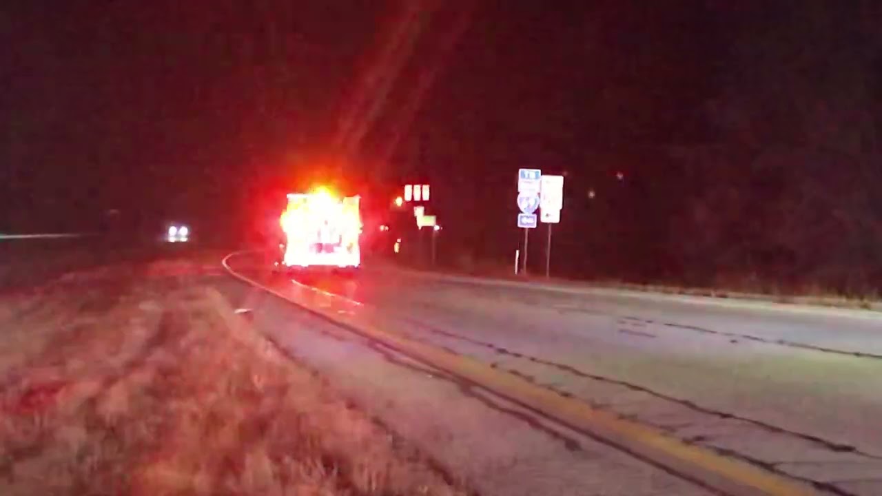 Fiery crash Indiana State Road 37 near Avoca YouTube