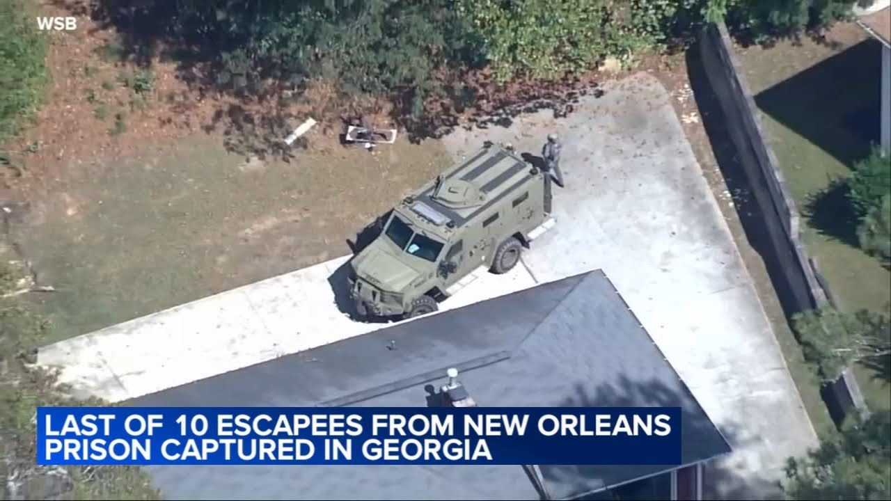 Last of the 10 New Orleans jail escapees captured, authorities say